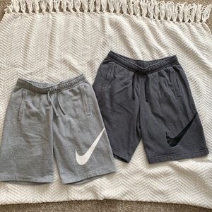 Men’s Nike gray sweat shorts